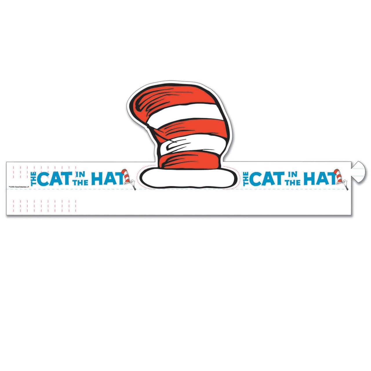 Dr. Seuss™ Cat's Hat Wearable Cut Out Hats, Pack of 32